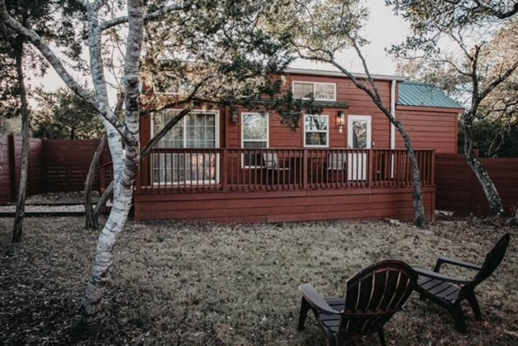 The Longhorn Cabin - Cabins At Rim Rock Austin Extérieur photo